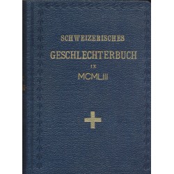Schweizerisches Geschlechterbuch 1953