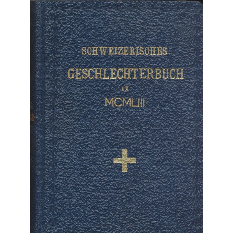 Schweizerisches Geschlechterbuch 1953