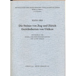 Die Steiner von Zug und Zürich, Gerichtsherren von Uitikon