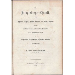 Henne von Sargans, Anton, Die Klingenberger Chronik 