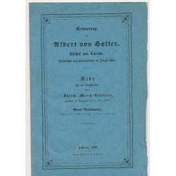 Erinnerun Albert von Haller, Bischof von Carran, Weihbischof und Generalvikar der Diözese Chur