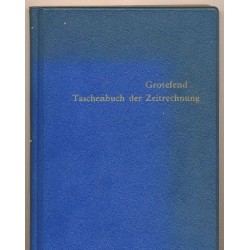 Grotefend, Taschenbuch der Zeitrechnung