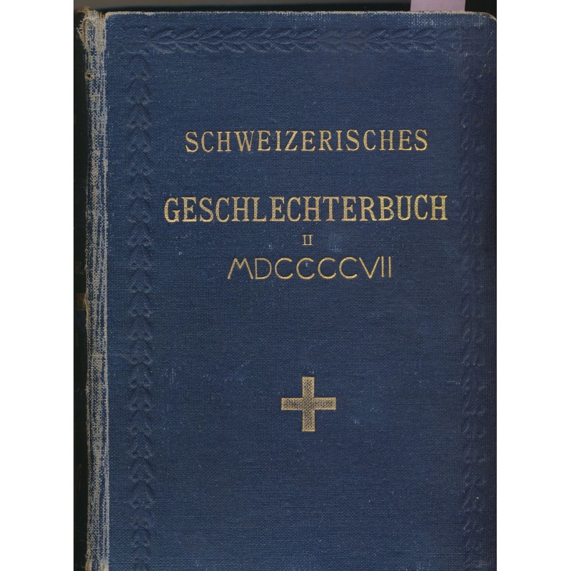 J.P. Zwicky von Gauen, Schweizerisches Geschlechterbuch Band II 1907