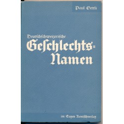 Deutschschweizerische Geschlechtsnamen Oettli Paul