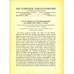 Aus der Handels- und Familiengeschichte der Familie Meyer/Mayr in Arbon