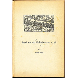 Basel und das Erdbeben von 1356 Rudolf Suter 1956