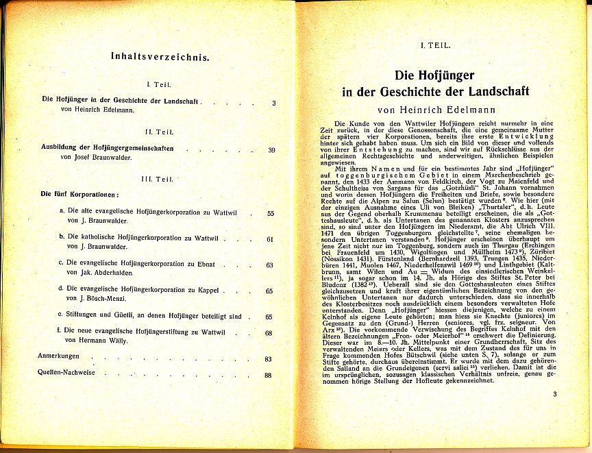 600 Jahre Toggenburgische Hofjünger, Selbstverlag der Alten Ev. Hofjüngerkorporation Wattwil – Bild 2