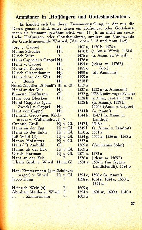 600 Jahre Toggenburgische Hofjünger, Selbstverlag der Alten Ev. Hofjüngerkorporation Wattwil – Bild 3