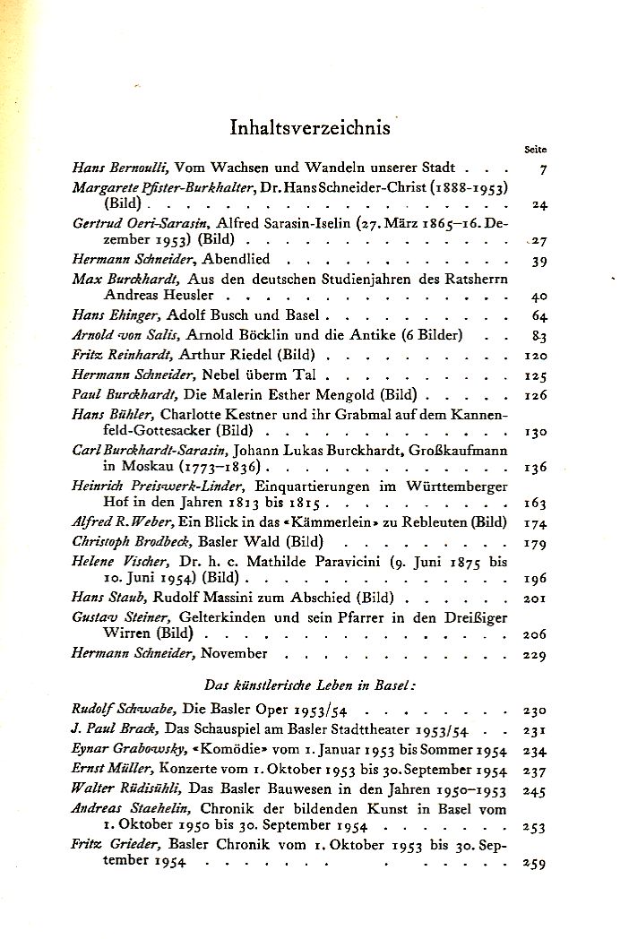 Basler Jahrbuch 1955 – Bild 2