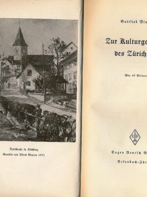 Binder Gottlieb, Zur Kulturgeschichte des Zürichsees