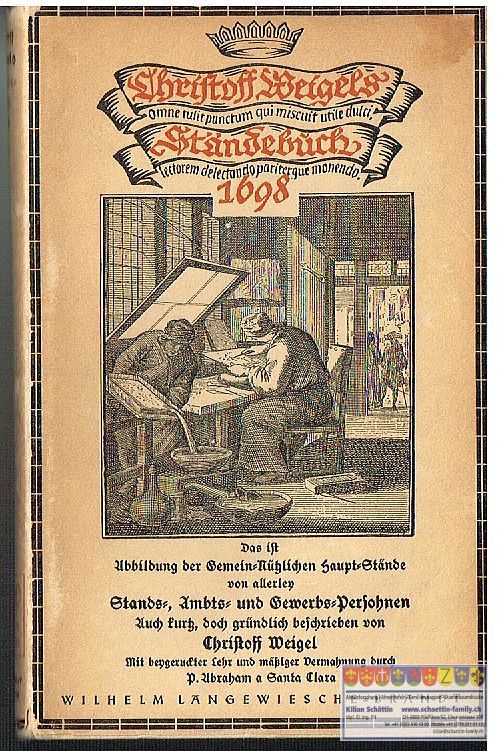 Christoff Weigels Ständebuch von 1698