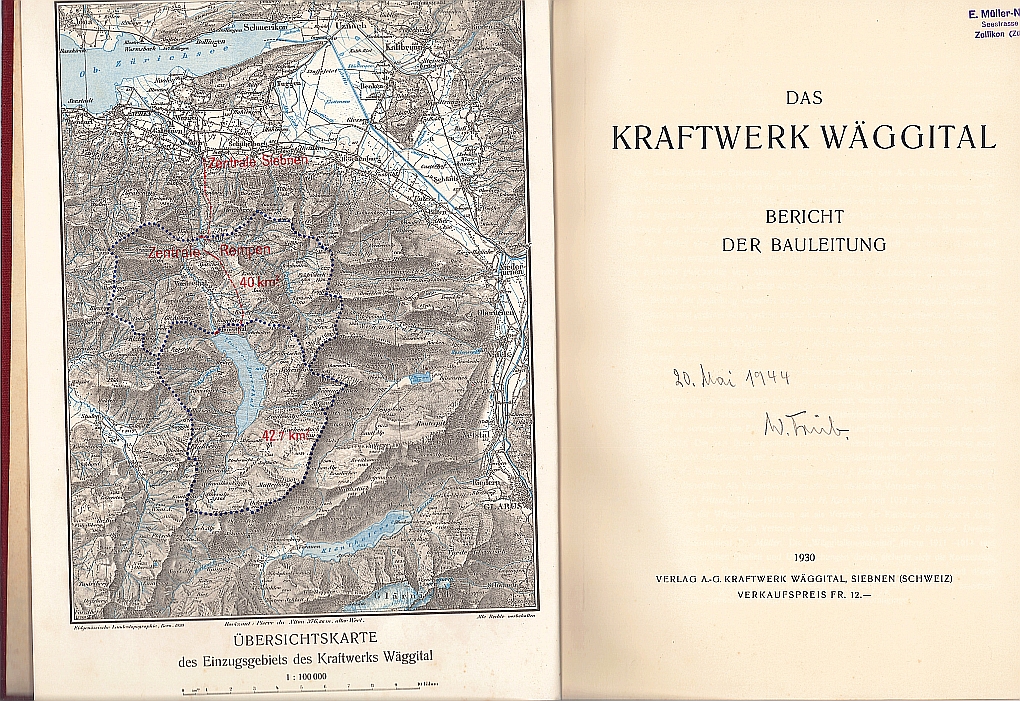 Das Kraftwerk Wäggital, Bericht der Bauleitung – Bild 2