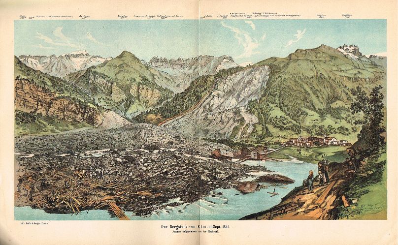 Der Bergsturz von Elm am 11. September 1881 – Bild 2