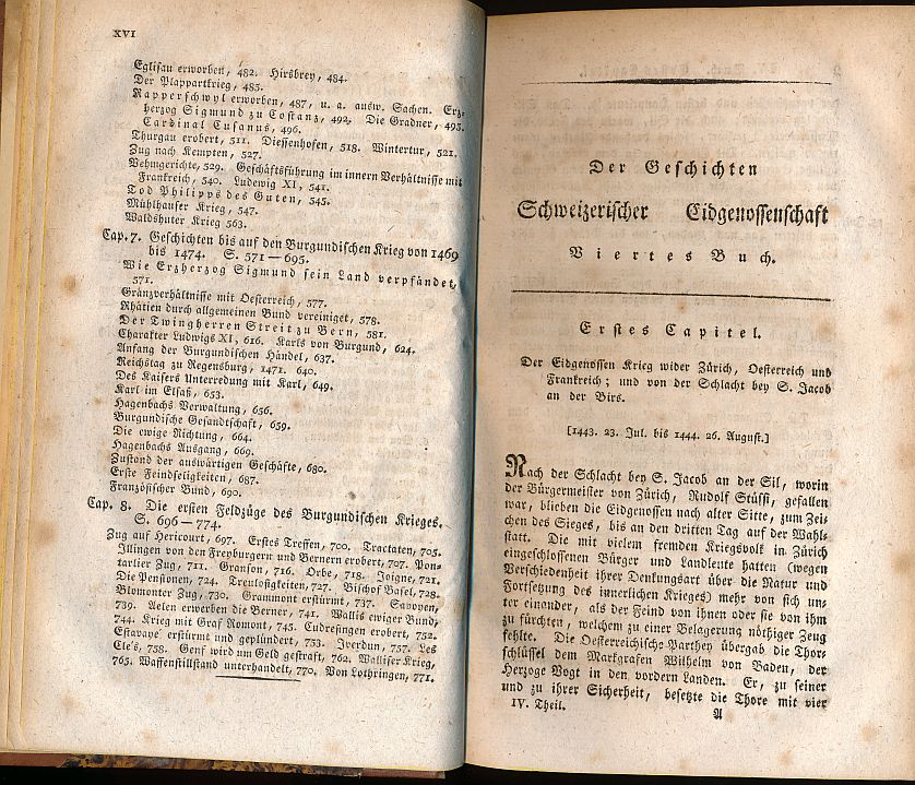 Der Geschichten Schweizerischer Eidgenossenschaft Vierter Theil, Johann von Müller – Bild 3