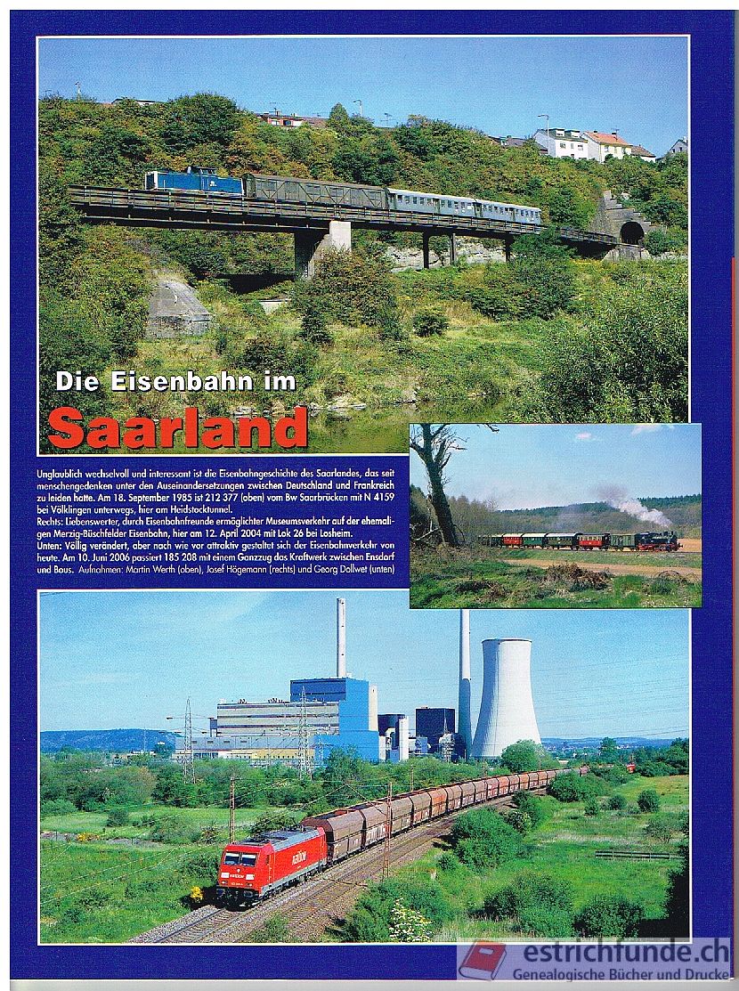 Die Eisenbahn im Saarland, Heft Eisenbahnkurier special 86 – Bild 2