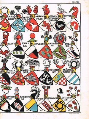 Die Wappenrolle von Zürich, ein heraldisches Denkmal des vierzehnten Jahrhunderts