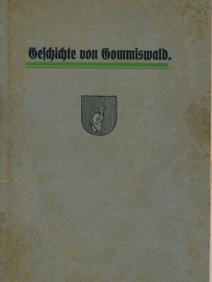 Geschichte von Gommiswald, 1923, Josef Widmer