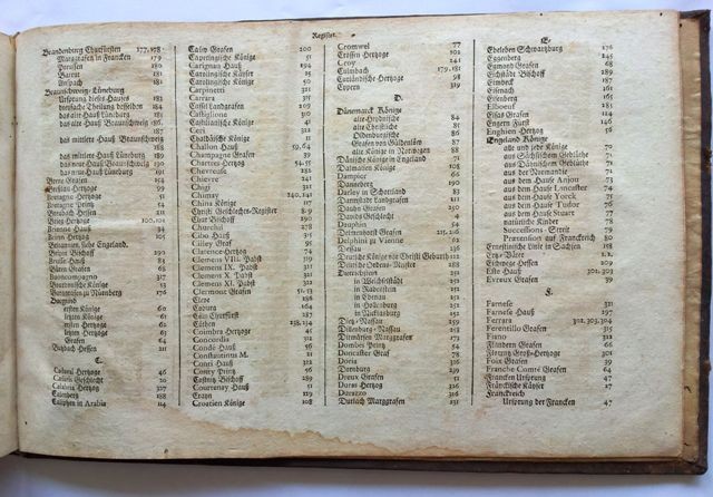 Johann Hübners Genealogische Tabellen, Erster Theil, 1725 – Bild 4