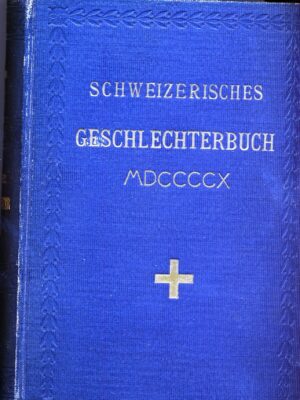 J.P. Zwicky von Gauen, Schweizerisches Geschlechterbuch 1910