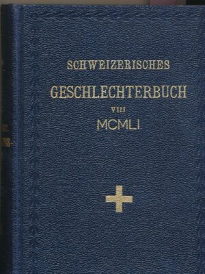 J.P. Zwicky von Gauen, Schweizerisches Familienbuch 1951, 8. Jahrgang