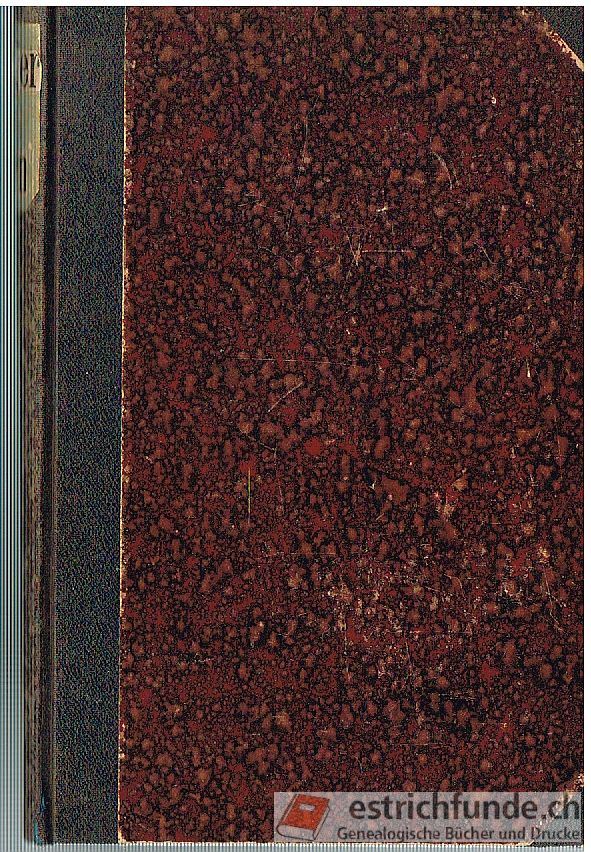 Verzeichnis sämtlicher Burger der Stadt Bern 1902