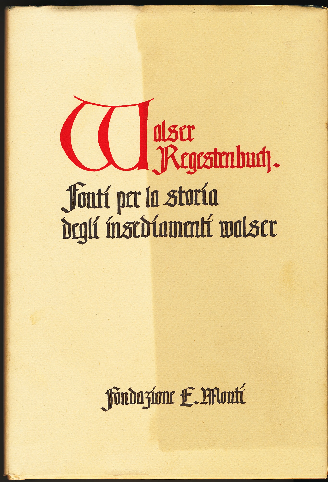 Walser Regestenbuch, Enrico Rizzi