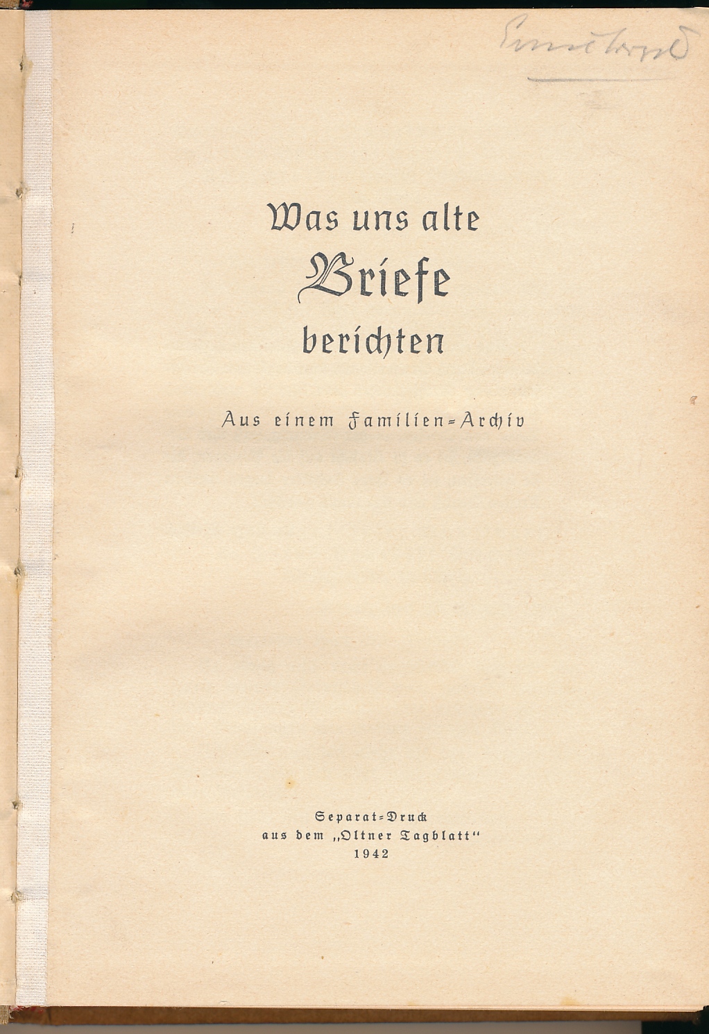 Was uns alte Briefe berichten - Aus einem alten Familienarchiv – Bild 2